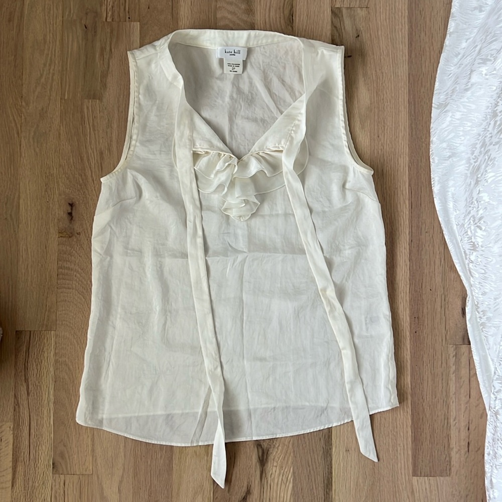 Cream airy blouse